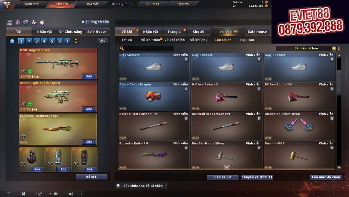 shop acc cf uy tin gia re